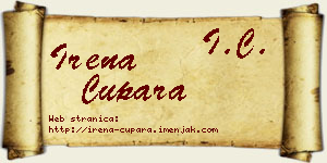 Irena Cupara vizit kartica
